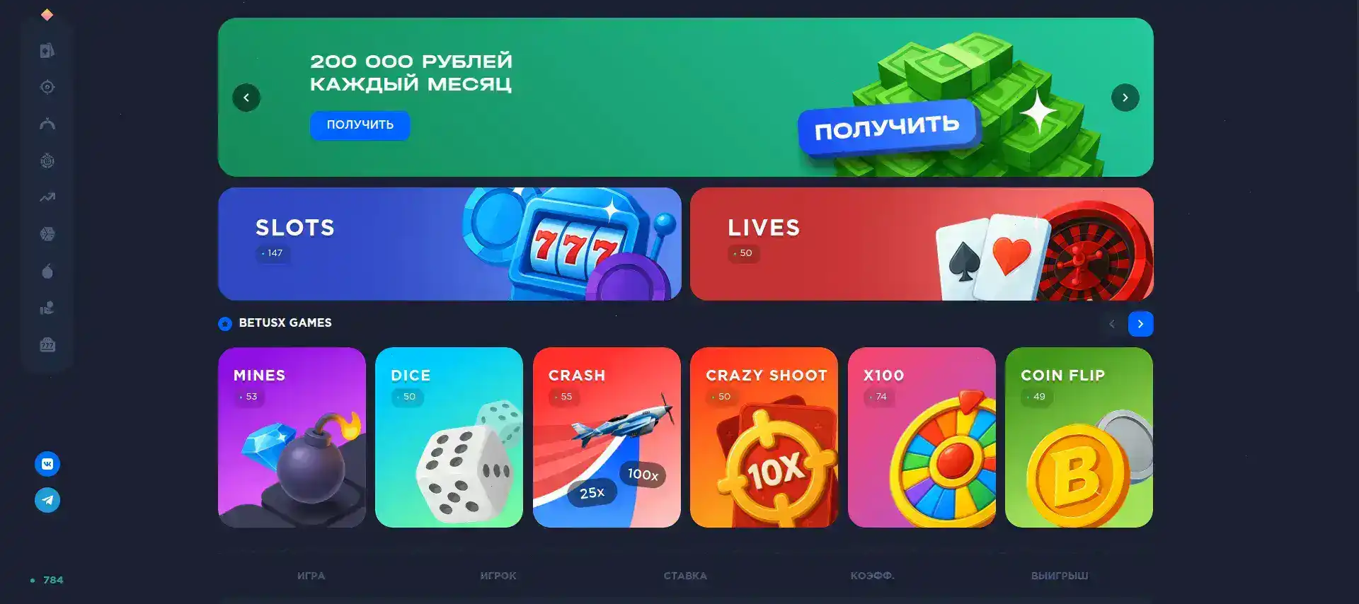 Выигрыши в Шанс казино реальные игроки